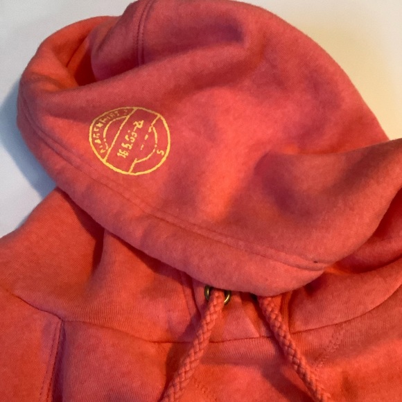 Old Navy Salmon Coral Crop Hoodie Plus Size 2X - Picture 7 of 8